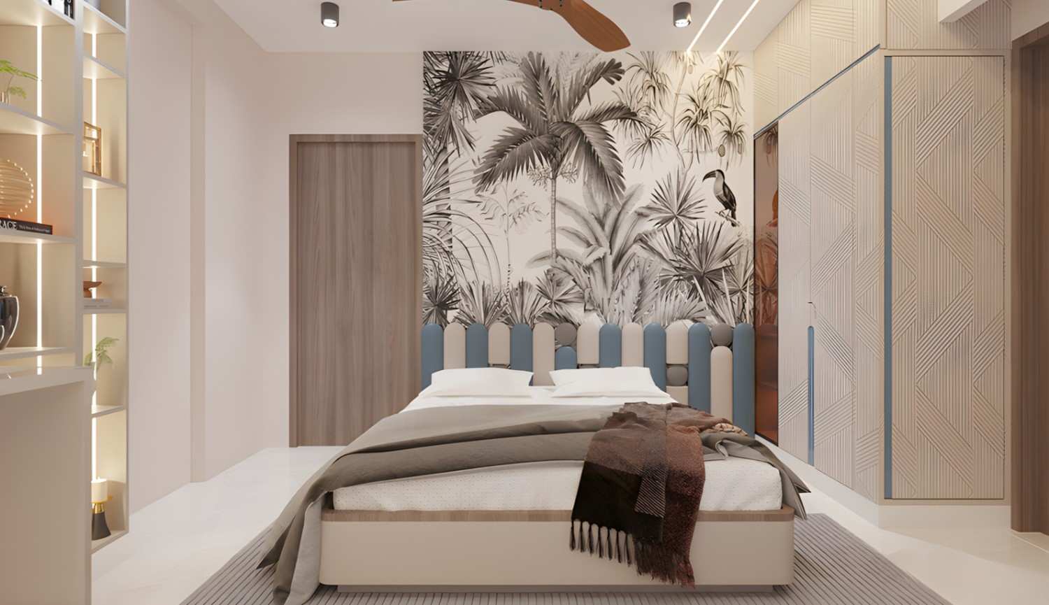 Office Integrated Bedroom FitOut By RGInteriors