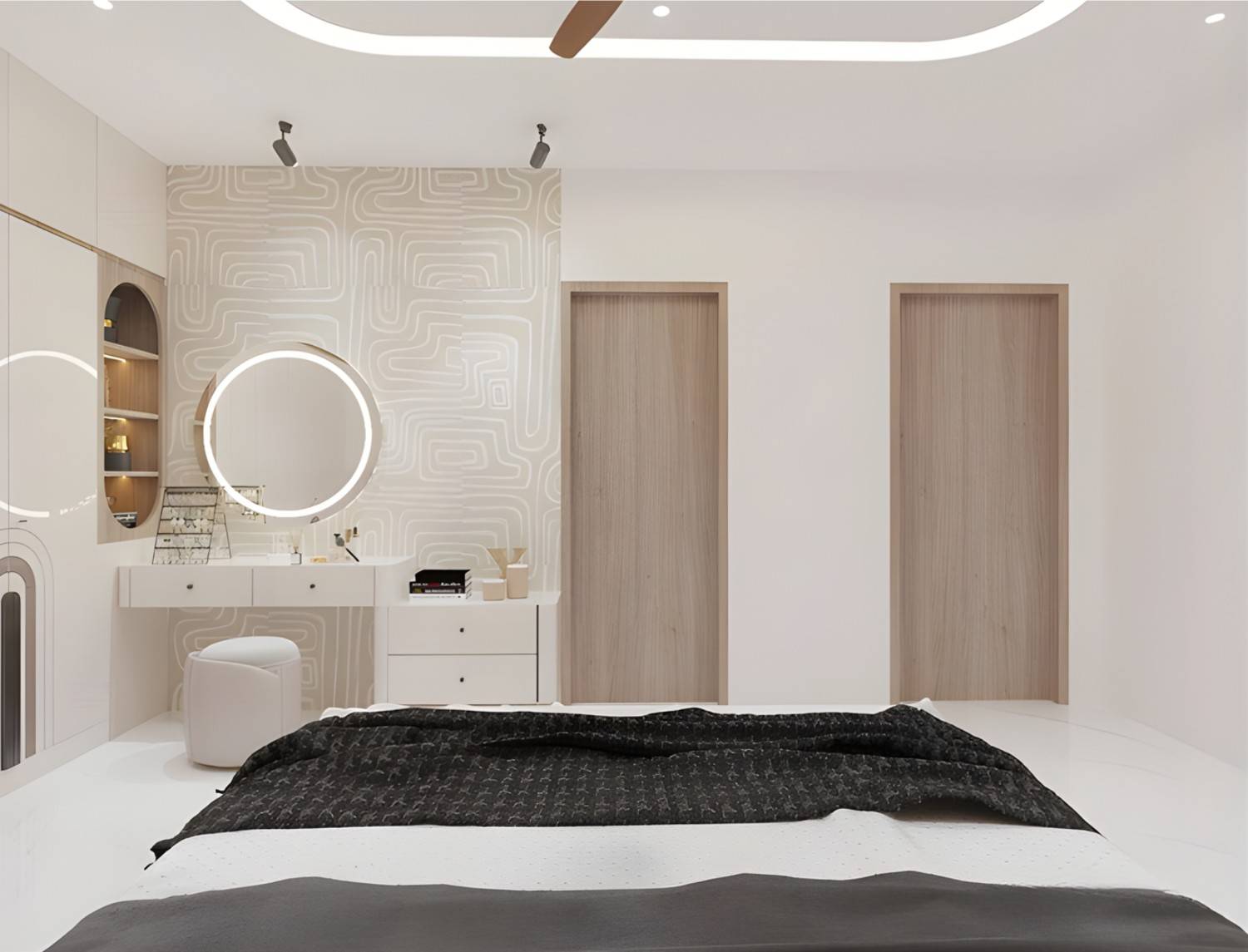 Masterbed Room FitOut By RGInteriors