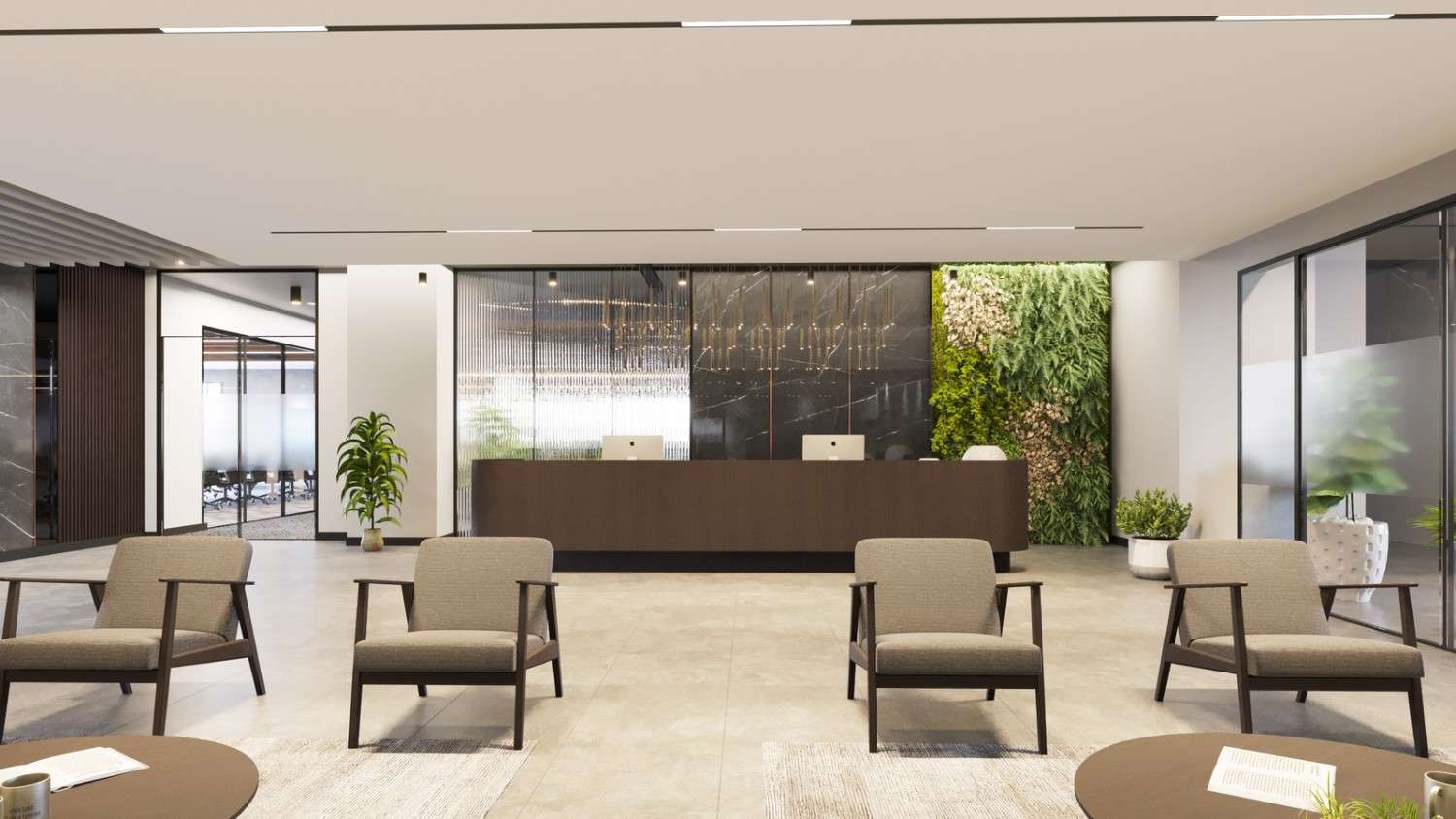 Reception Interior Design By RGinteriors