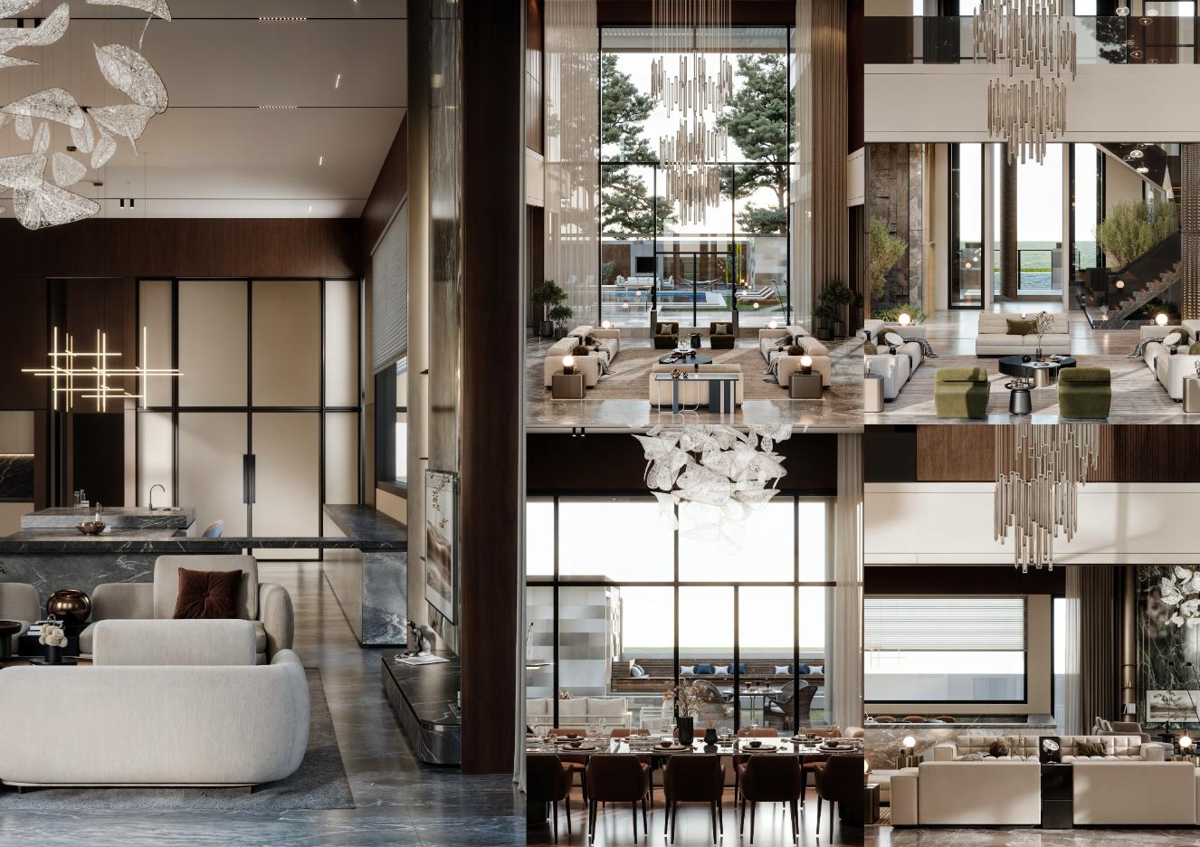 Architectural luxury villa