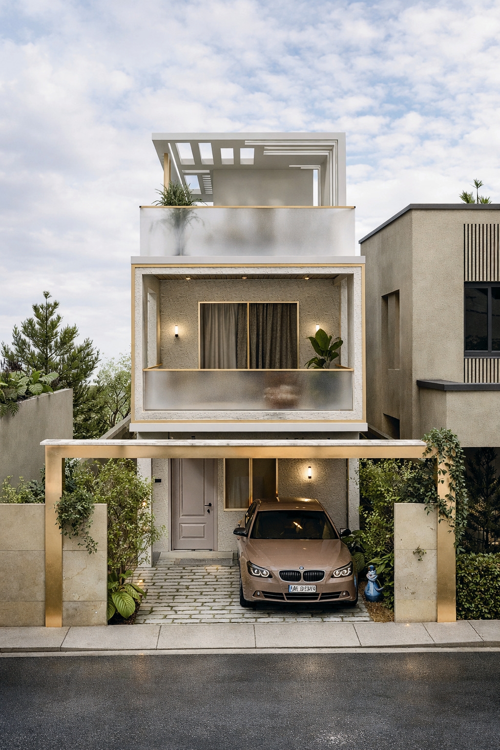 Luxury townhouse interior