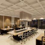 modern office workspace